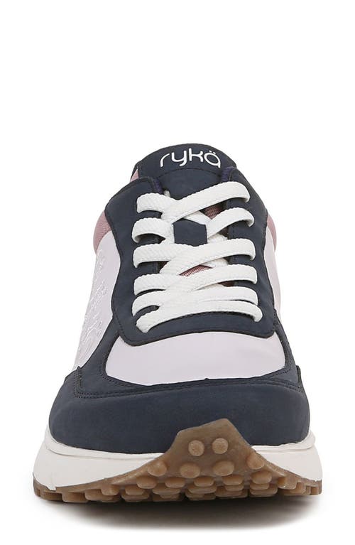 Shop Ryka Rykä Jog On Sneaker In Lilac Navy