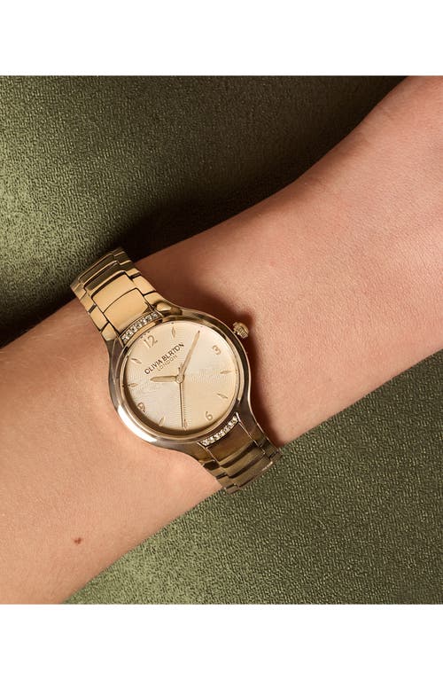 Olivia Burton Women's Lea Rose Gold-tone Stainless Steel Watch 34mm In Carnation Gold