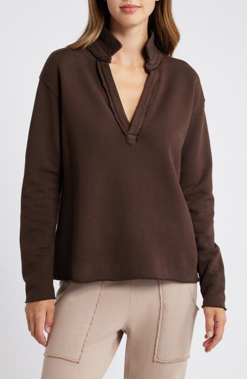 Shop Frank & Eileen Patrick Popover In Irish Chocolate