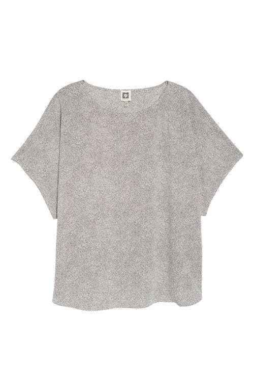 ANNE KLEIN ANNE KLEIN DOT PRINT BLOUSE