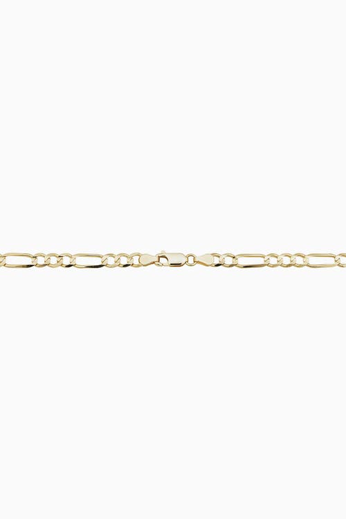 ORADINA ORADINA 14K YELLOW GOLD FLORENTINE FIGARO BOLD BRACELET