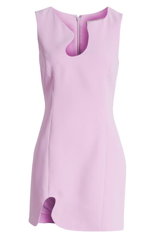 Puzzle Minidress in Electric Lilac