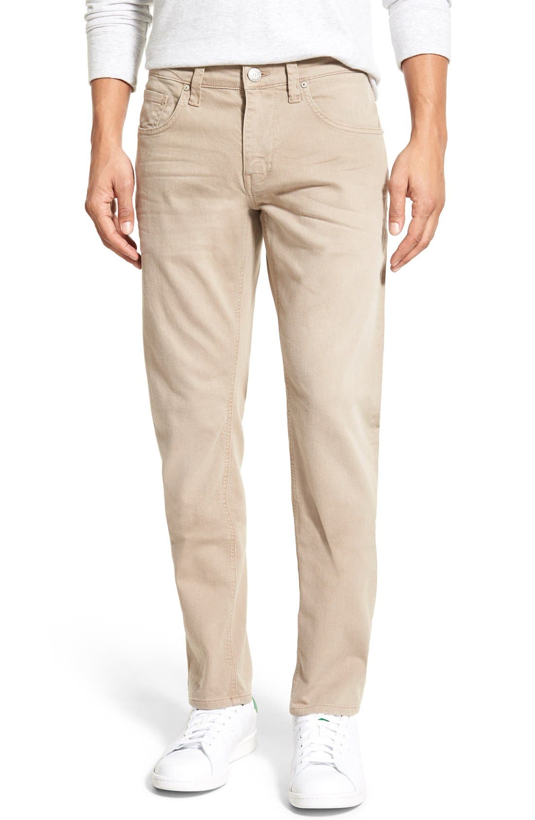Mavi Jeans 'Zach' Straight Leg Jeans (Taupe Comfort) | Nordstrom