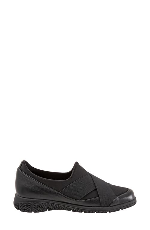 Shop Trotters Urbana Slip-on In Black/black