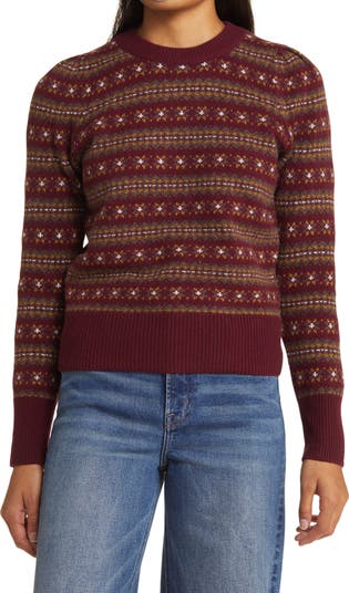 Faherty Highland Fair Isle Sweater Nordstrom