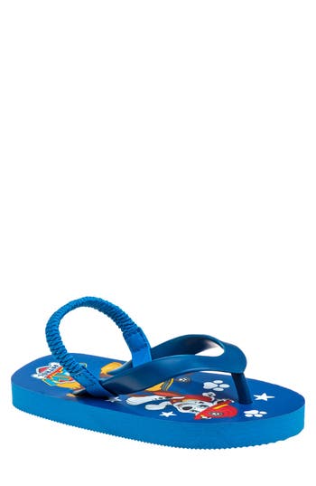 Josmo Paw Patrol Flip-flop Sandal In Blue