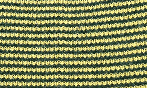 Portolano Mini Stripe Slouchy Hat In Forest/mustard