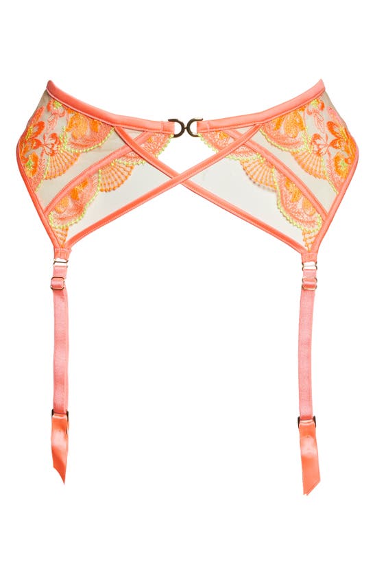 Ann Summers The Passion Suspender Belt In Coral
