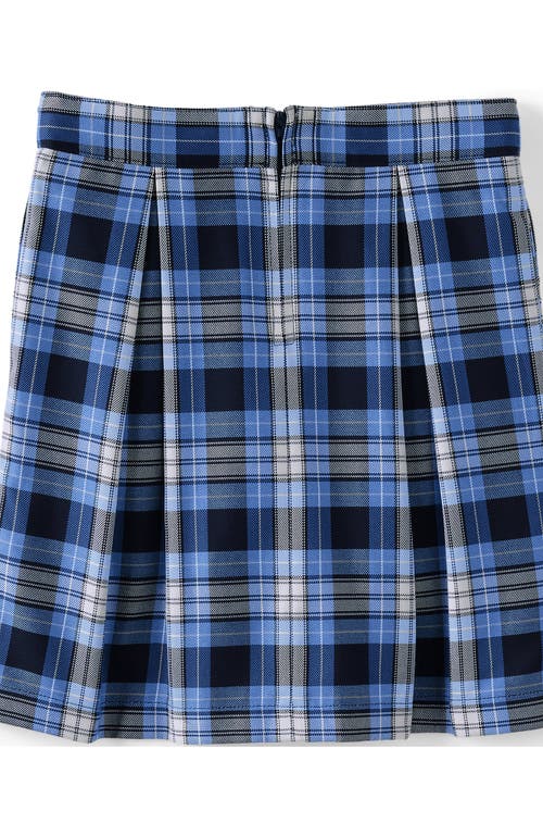LANDS' END LANDS' END SCHOOL UNIFORM GIRLS PLAID SKORT TOP OF KNEE
