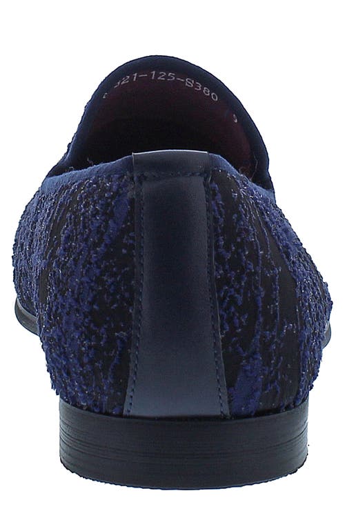 Robert Graham Aizome Dress Slippers In Navy