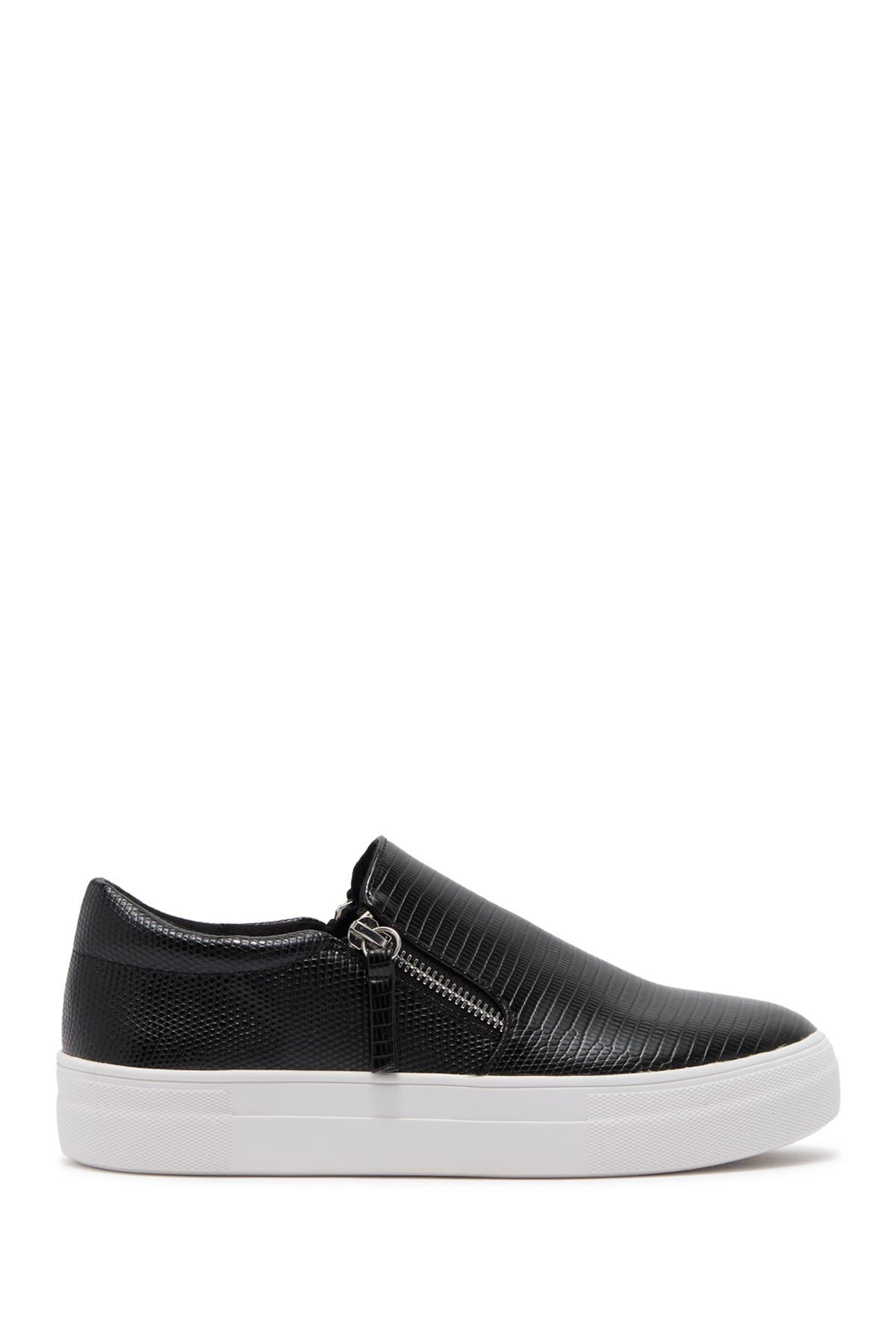 steve madden glaammar zip platform sneaker