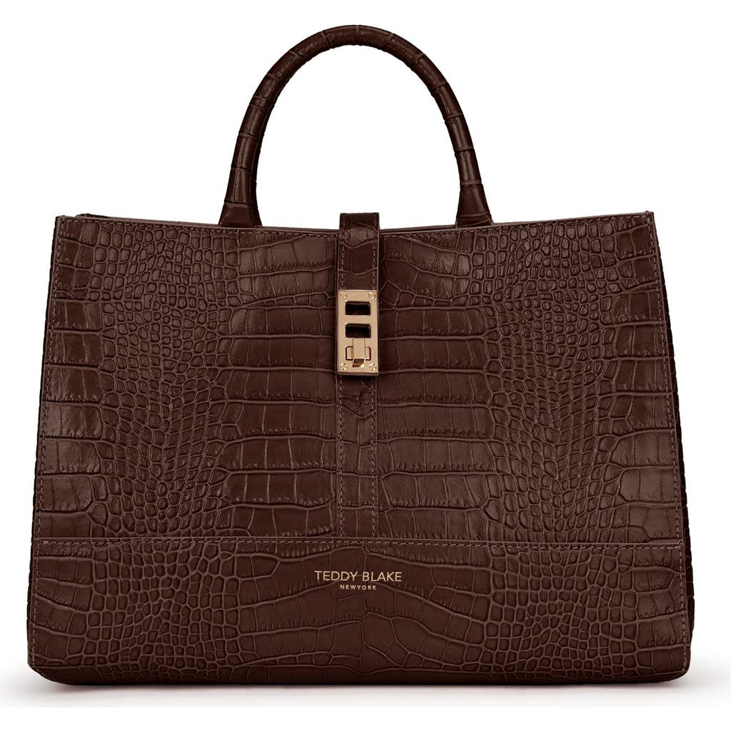 Teddy Blake Lola Croco 12" In Brown