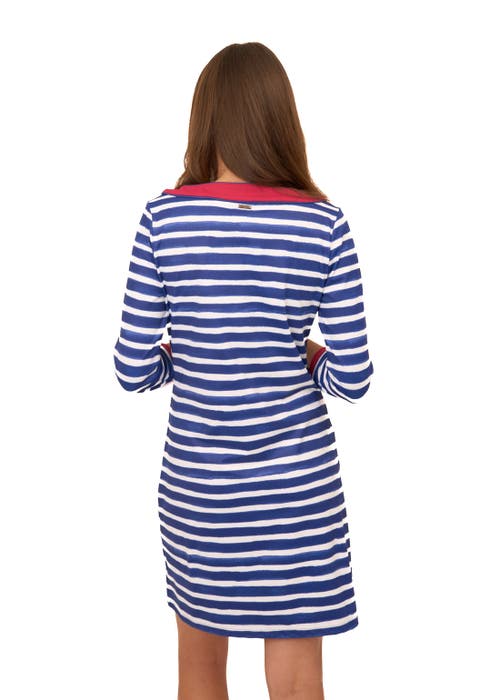 Shop Cabana Life Cabana Shift Dress In Tahoe Stripe