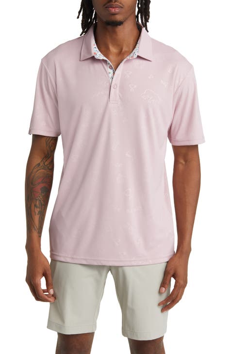 Swannies Heit Polo - White/Rose - XX-Large