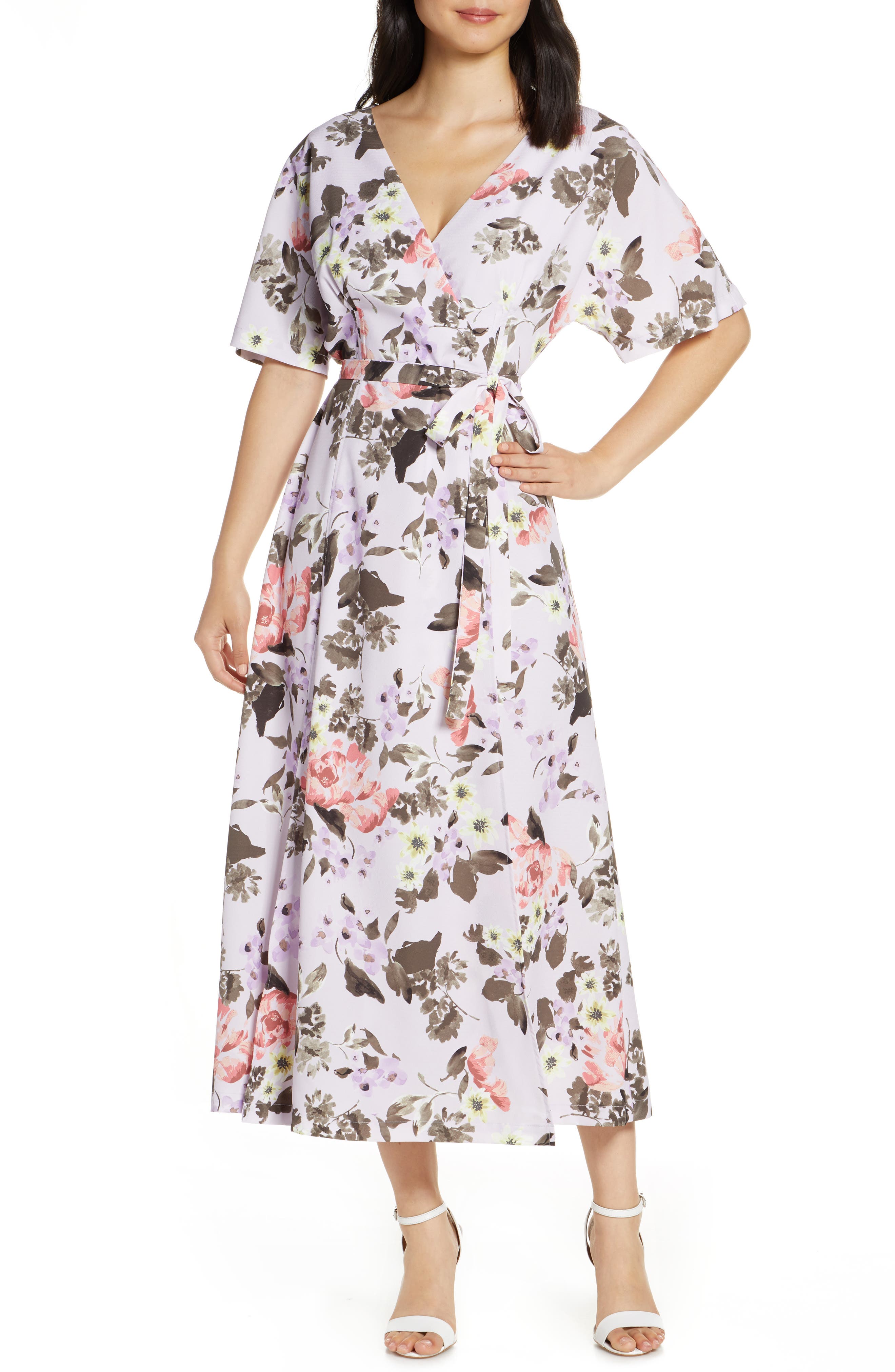 French Connection Armiose Crepe Maxi Dress, Purple