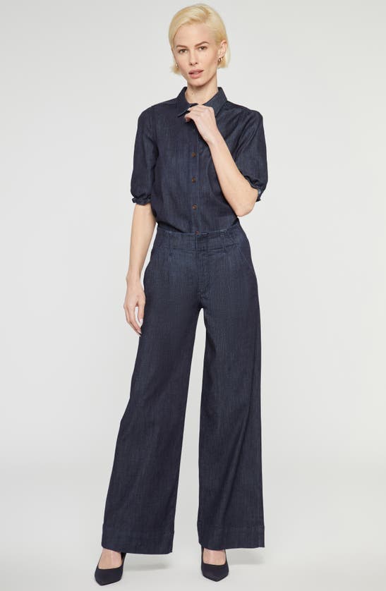 NYDJ NYDJ MONA HIGH WAIST WIDE LEG TROUSER JEANS