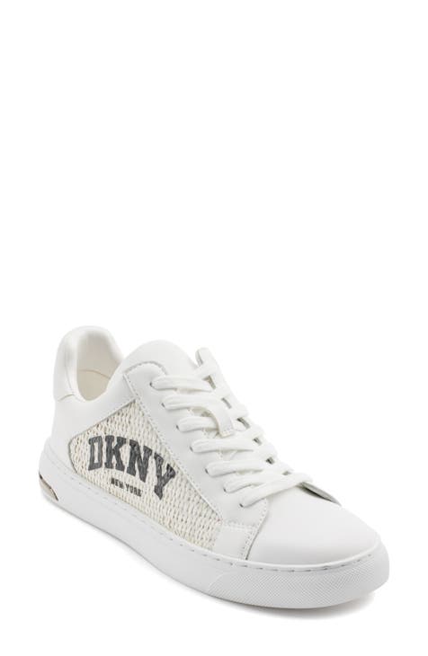 DKNY MARIAN LACE UP - Trainers - eky/white 