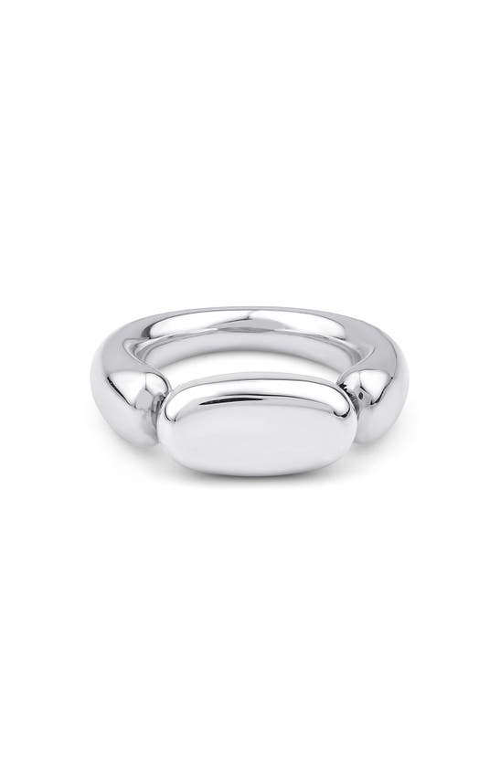 Shop Kloto Stone Ring In Silver