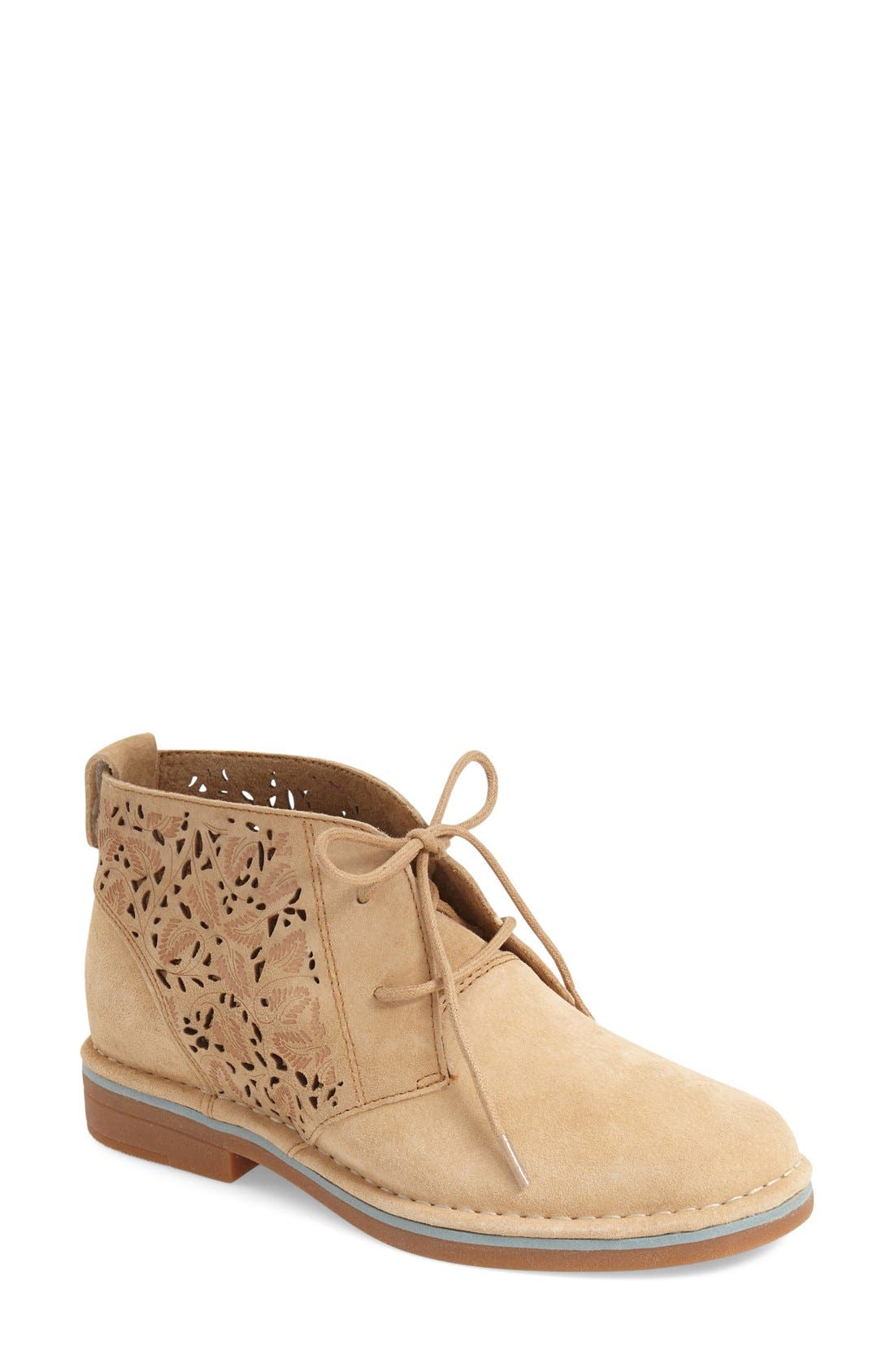 Hush Puppies® 'Cyra Catelyn Worry Free Suede®' Perforated Chukka Boot (Women) Nordstrom