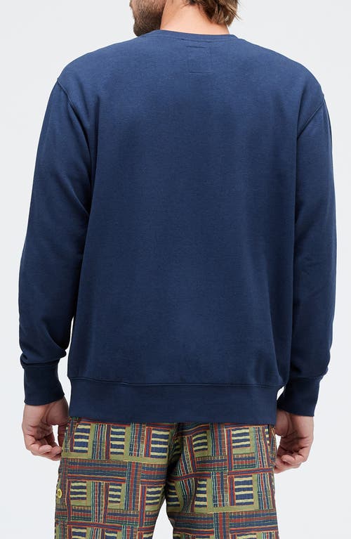 Shop Stance Shelter Butter Blend Long Sleeve T-shirt In Dark Navy