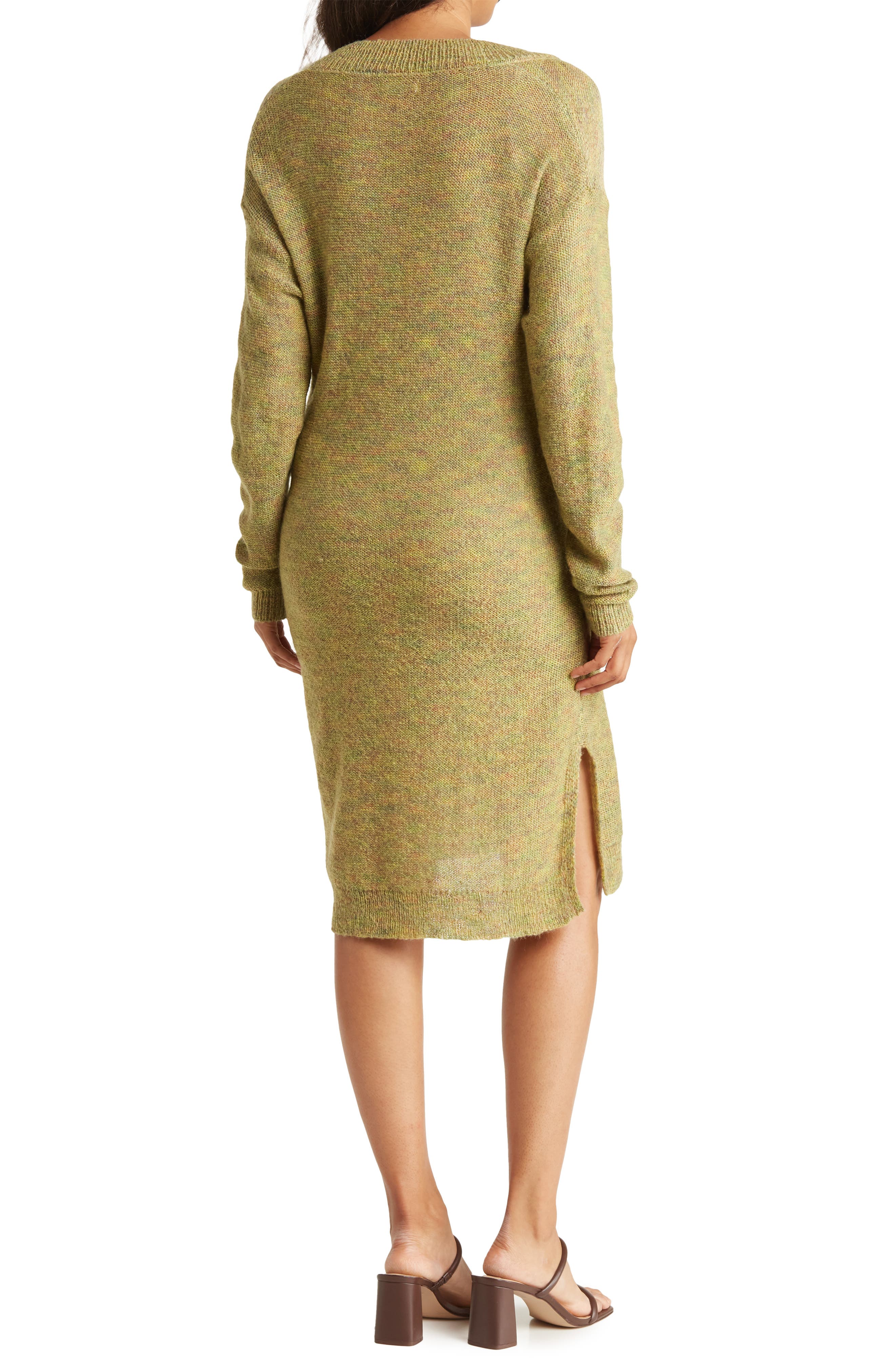 STITCHDROP Elma V-Neck Sweater Dress 