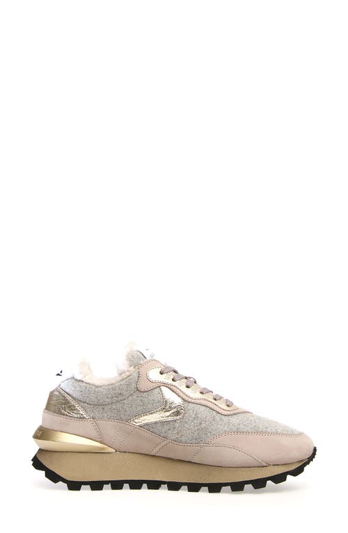 VOILE BLANCHE VOILE BLANCHE AWARK HYPE FAUX FUR SNEAKER