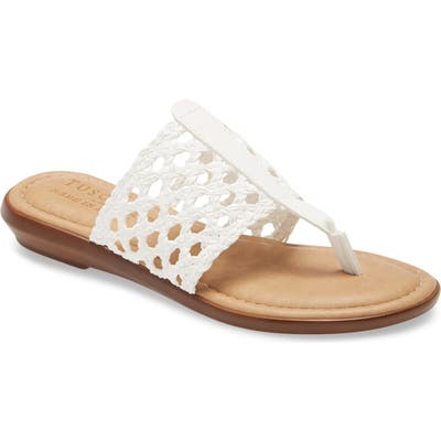 Tuscany By Easy Street Carlina Flip Flop- White