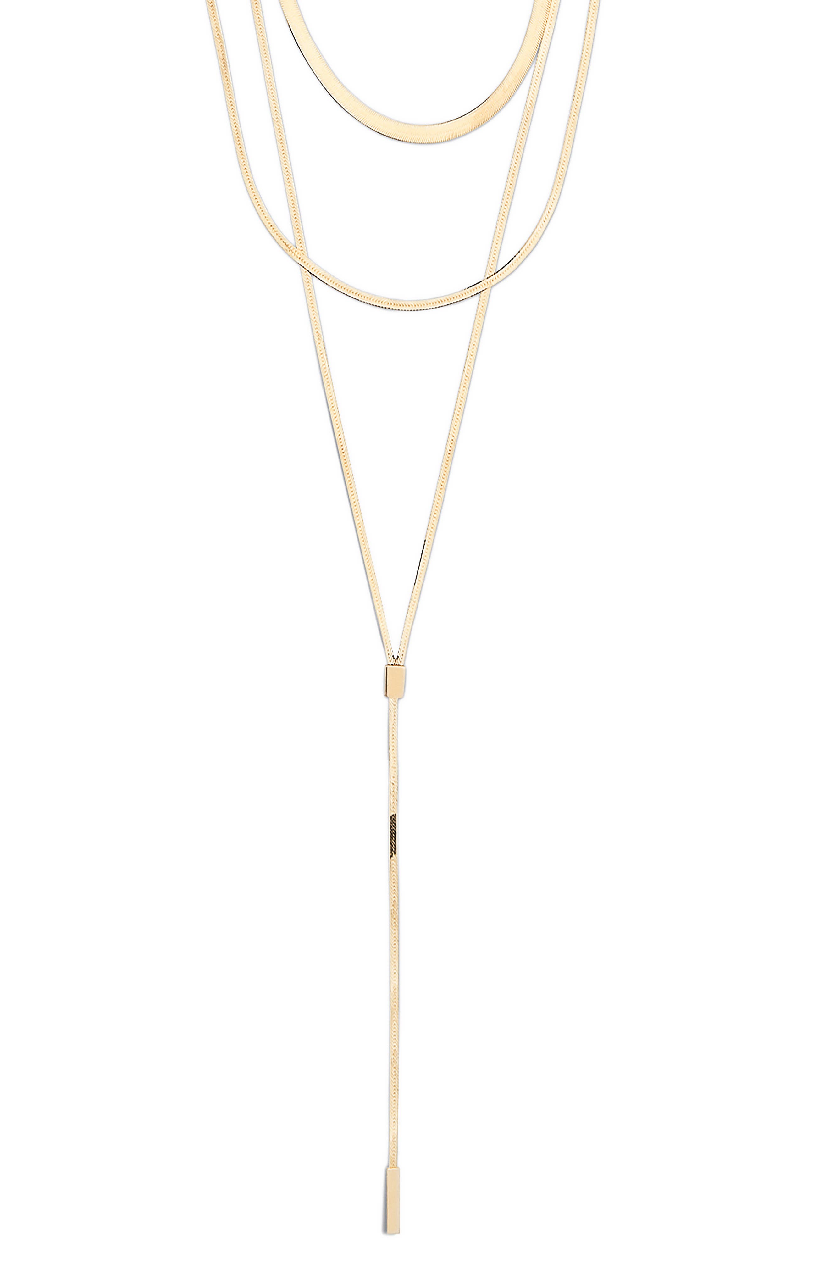 Lana Jewelry Layered Herringbone Y 