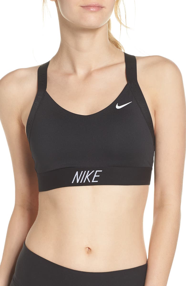 Nike Pro Indy Logo Sports Bra | Nordstrom