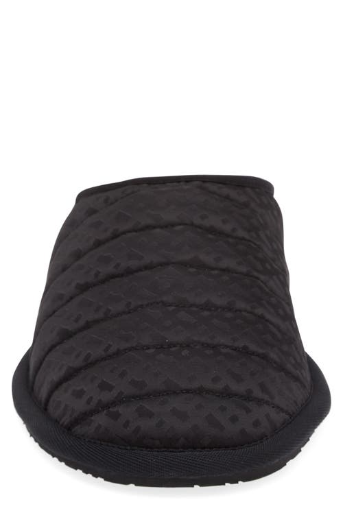 Hugo Boss Boss Scuff Slipper In Black