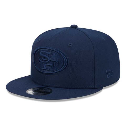 : New Era Men's Black/Scarlet San Francisco 49ers Pinstripe  9FIFTY Snapback Hat : Sports & Outdoors