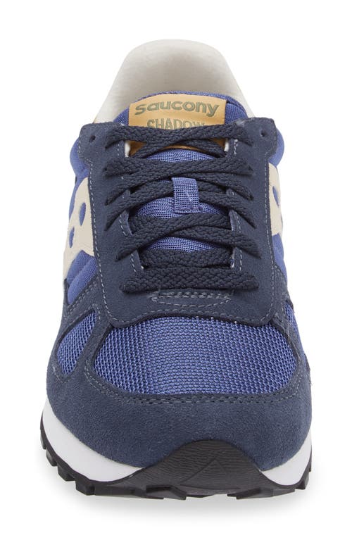 Shop Saucony Shadow Original Sneaker In Navy/tan