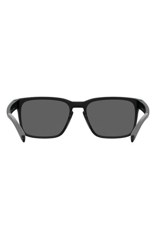 Under Armour Assist 57mm Square Sunglasses In Black/green Multilayer