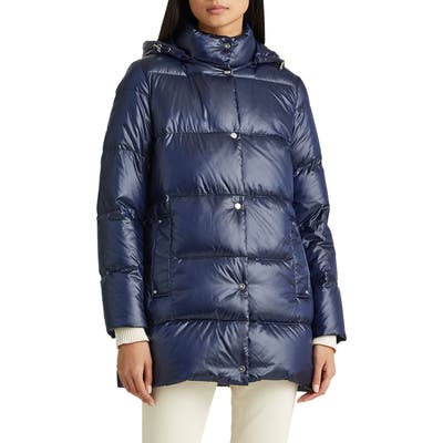 Lauren Ralph Lauren Packable Puffer Jacket, Blue