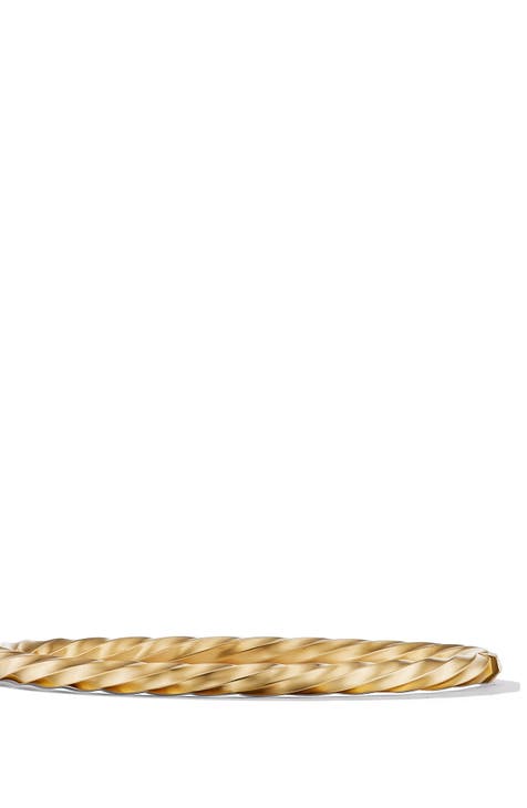 Cable Edge™ Bracelet in Recycled 18K Yellow Gold, 4mm