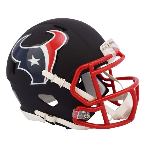 Riddell Houston Texans Black Matte Alternate Speed Mini Football Helmet