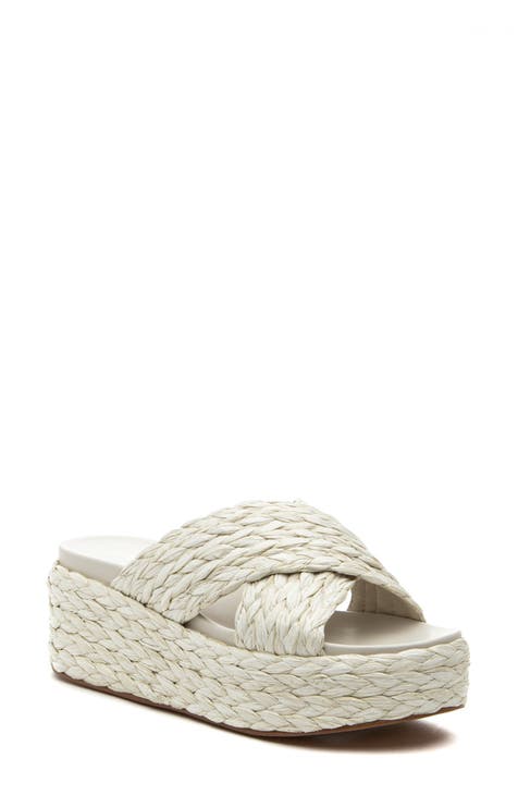 Quilla Platform Wedge Slide Sandal (Women)