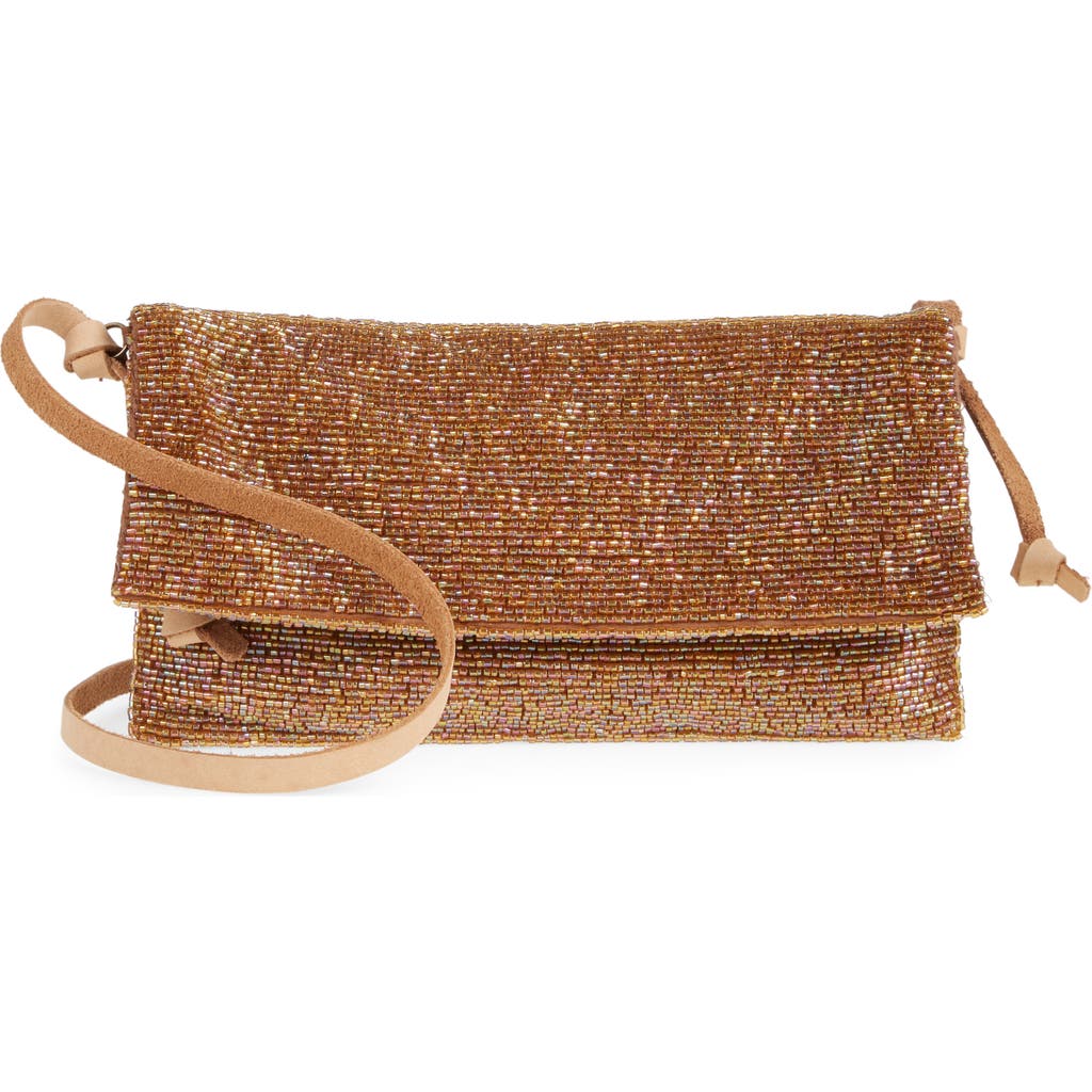 Urban Outfitters Plus One Embellished Crossbody Bag In Brown