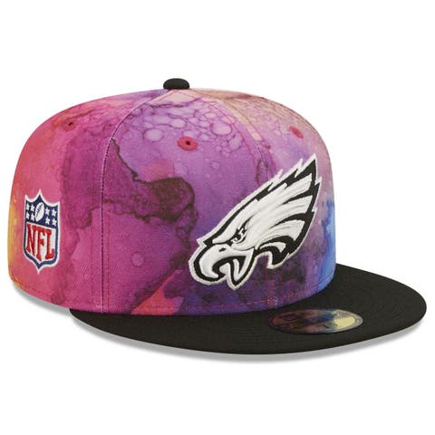 Men's New Era Pink/Black Philadelphia Eagles 2022 NFL Crucial Catch ...