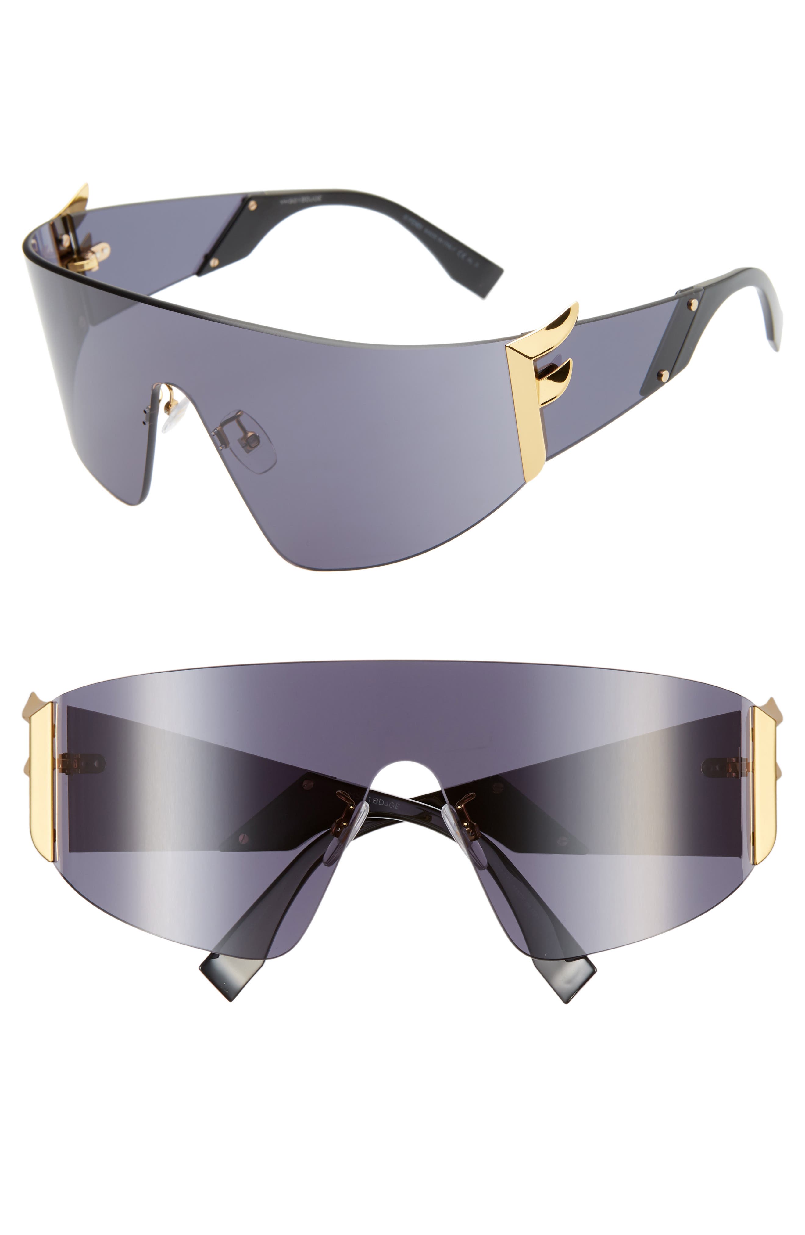 Fendi 99mm Shield Sunglasses | Nordstrom
