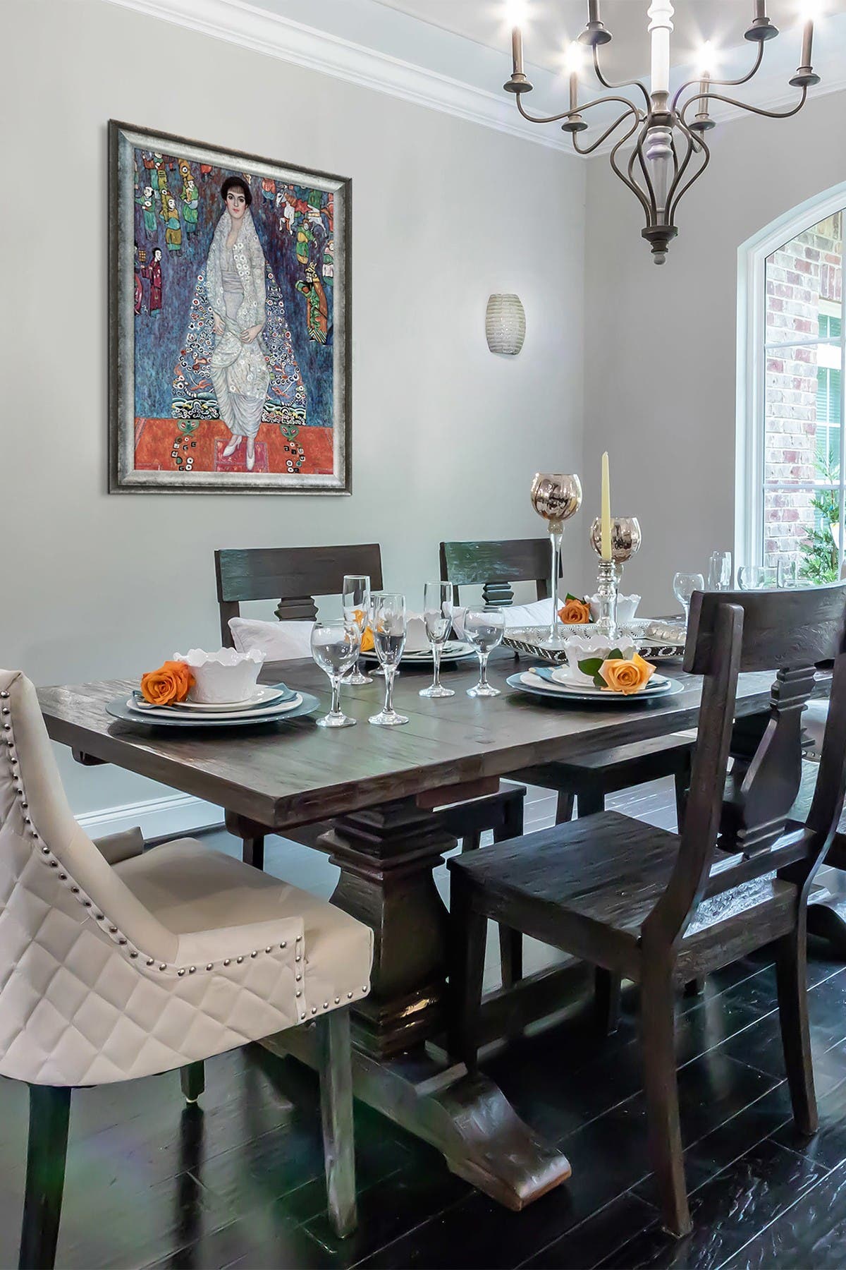 Portrait Of Baroness Elisabeth Bachofen Echt Framed Oil Reproduction Of An Original Painting By Gustav Klimt Nordstromrack