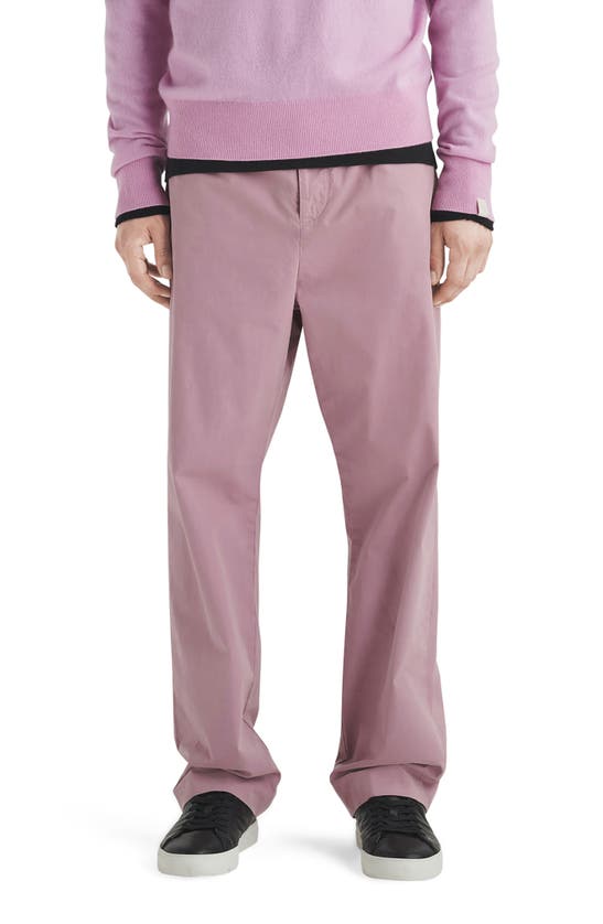 Shop Rag & Bone Bradford Cotton Drawstring Pants In Berry Pink