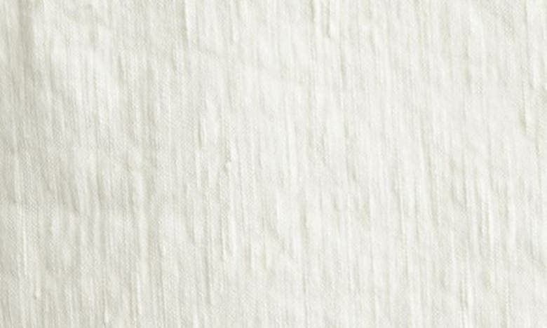 Shop Brandon Maxwell Jemma Crinkle Texture Linen Blend Blazer In Greige
