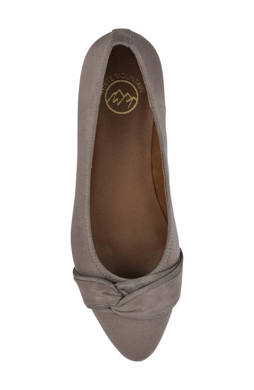 Cliffs By White Mountain Bordeaux Pump In Taupe Fabric