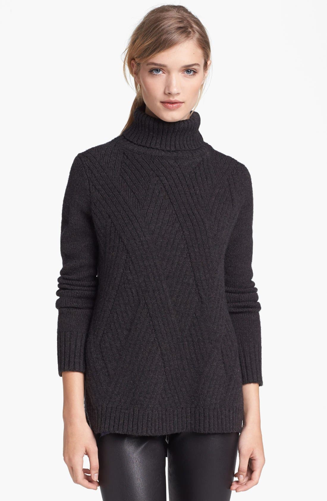 Vince 'Travelling' Ribbed Turtleneck Sweater Nordstrom