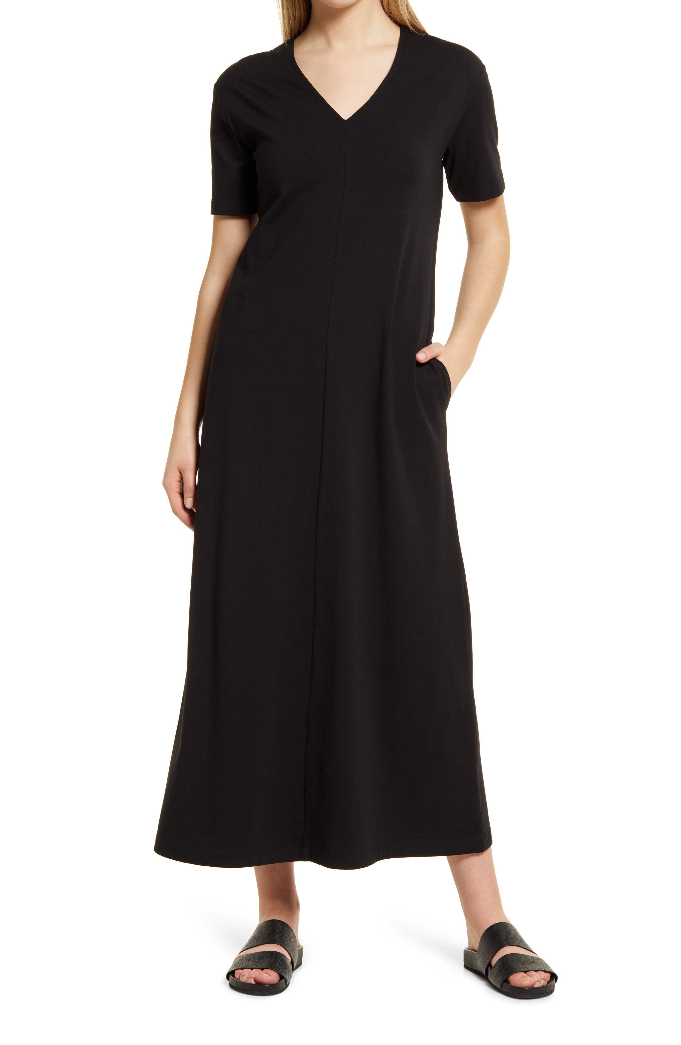 black maxi dress | Nordstrom