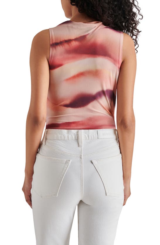 Shop Steve Madden Dalia Cowl Neck Sleeveless Bodysuit In Rosewater