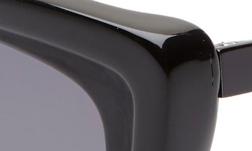 Diff Becky Ii 55mm Cat Eye Sunglasses In Black/dark Smoke