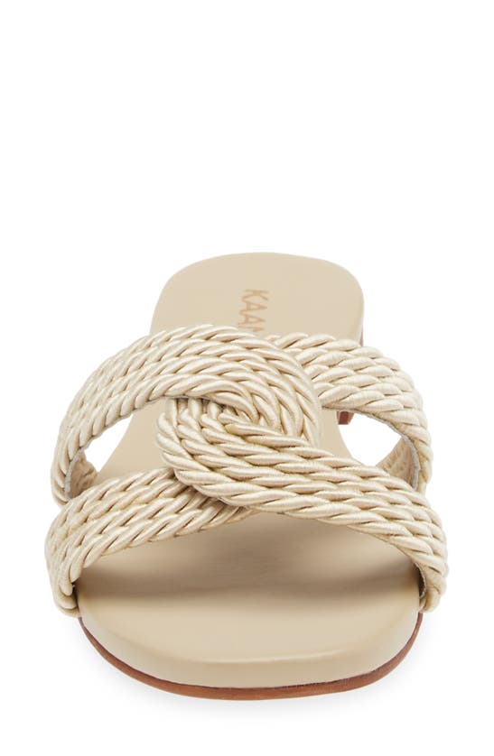 Shop Kaanas Olas Slide Sandal In Oat