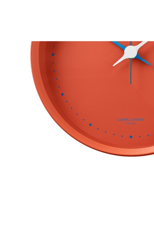 Georg Jensen Koppel Wall Clock In Red